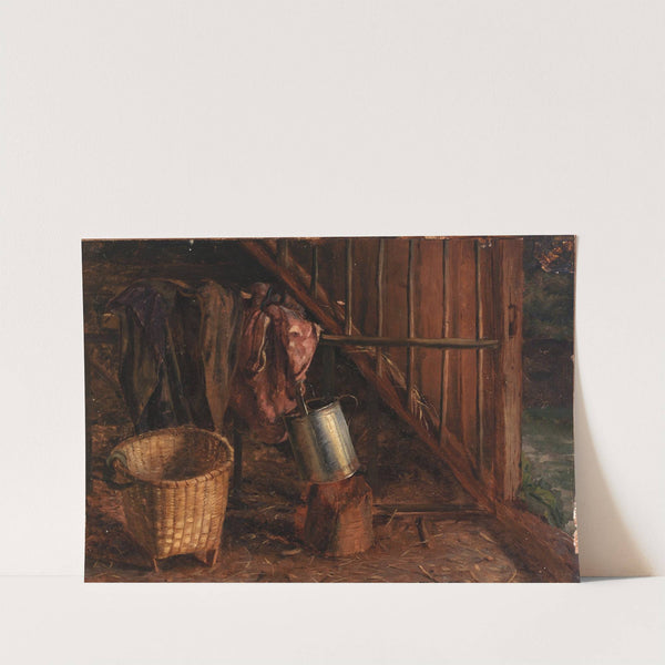Interior of a Stable by Eliphalet Fraser Andrews