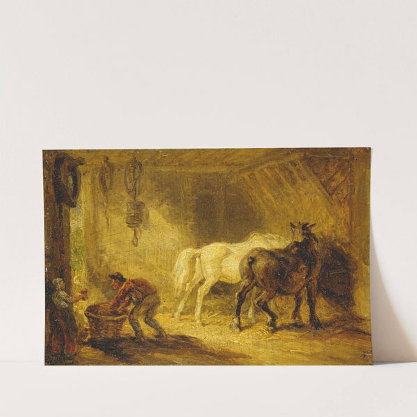 Interior of a Stable (1830-1840) by James Ward