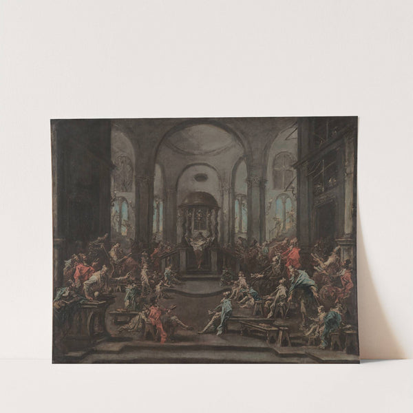 Interior of a Synagogue (c. 1725-1735) by Alessandro Magnasco