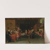 Interior of a Tavern or Brothel with People Drinking and Playing Trictrac by Anonymous