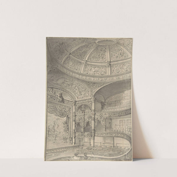 Interior of a theatre (1796–1864) by David Roberts