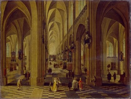 Interior of Antwerp Cathedral