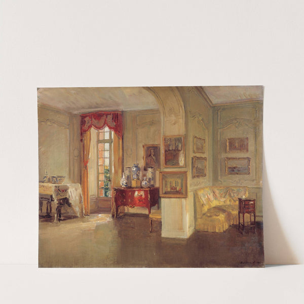Interior of Château du Bréau by Walter Gay