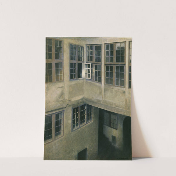 Interior of Courtyard, Strandgade 30 by Vilhelm Hammershøi