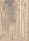 Interior of Saint Bavo’s Church,Haarlem