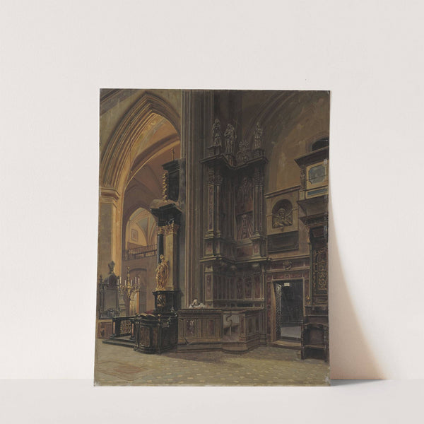 Interior of Saint Mary’s Basilica in Kraków by Aleksander Gryglewski