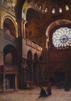 Interior of St Mark’s Basilica in Venice (1899)
