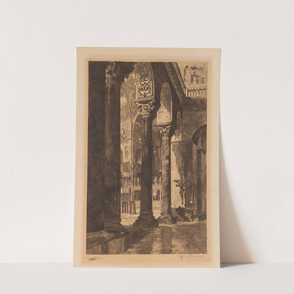 Interior of St. Mark’s, Venice by Otto Henry Bacher