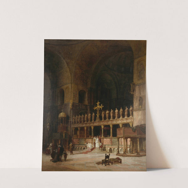 Interior of St. Mark’s, Venice by David Dalhoff Neal