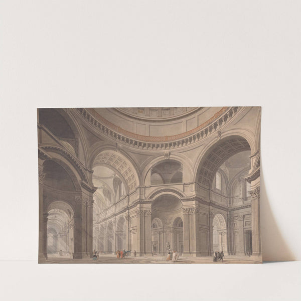 Interior of St. Paul's Cathedral by Thomas Malton the Younger