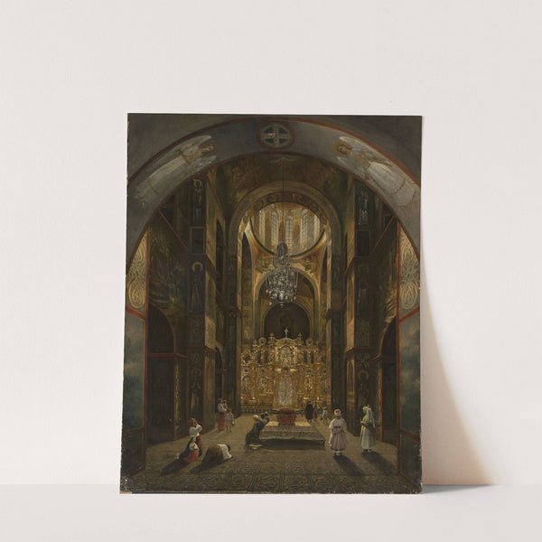 Interior of St. Sophia Cathedral in Kiev by Mikhail Makarovich Sazhin