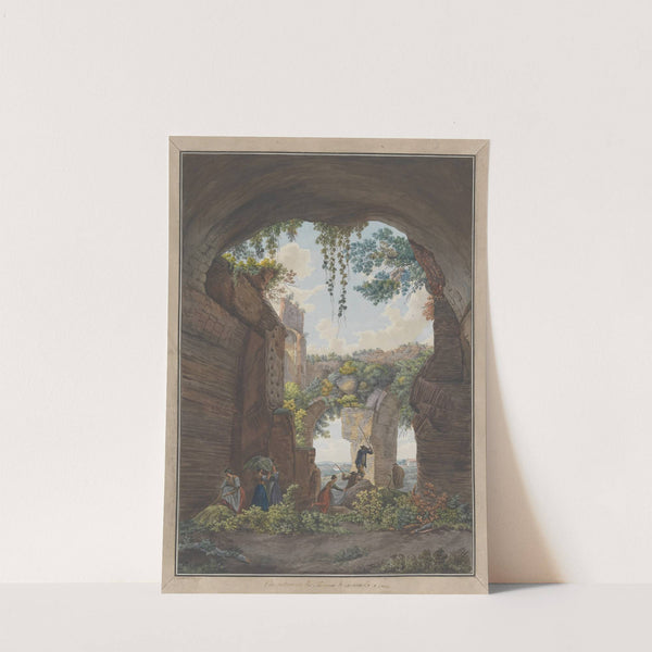 Interior of the Baths at Caracalla (ca. 1780) by Abraham-Louis-Rodolphe Ducros