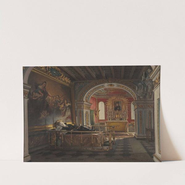 Interior of the chapel of Saint Stanislaus Kostka in Rome by Karol Miller