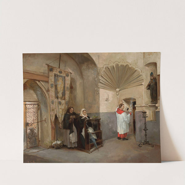 Interior of the Chapel of the Three Kings in the Bernardine Church in Vilnius by Józef Bałzukiewicz