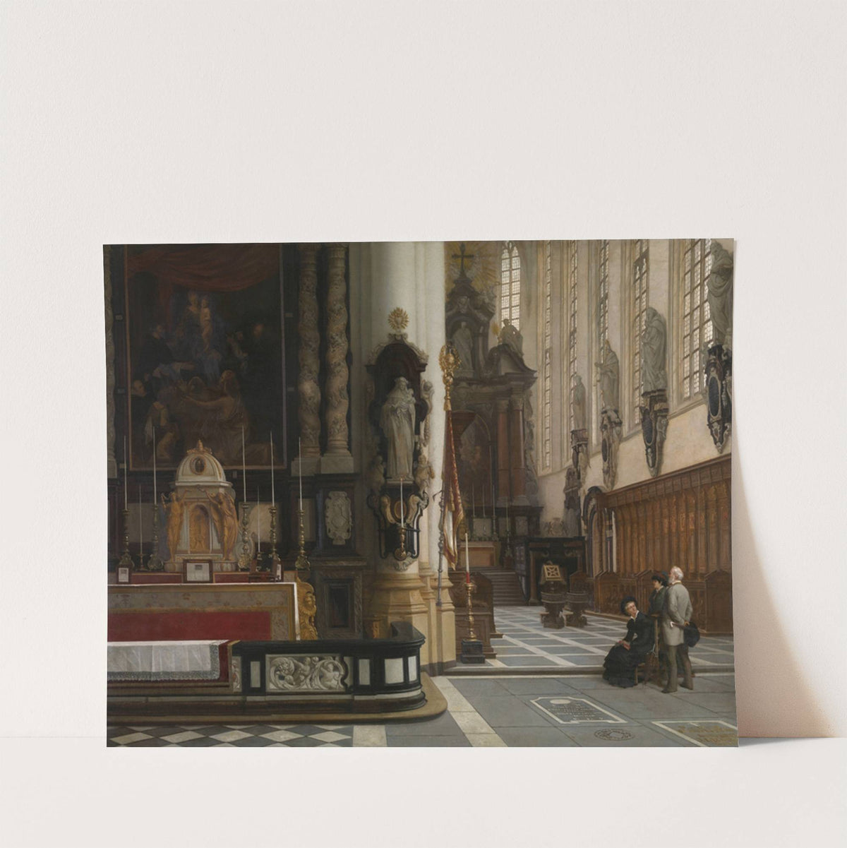 Interior of the Church of Saint Paul in Antwerp by Jean Geeraerts