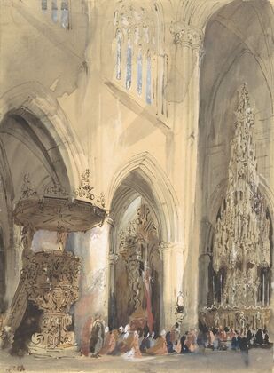 Interior of the Church of St. Jacques, Louvain — size preview