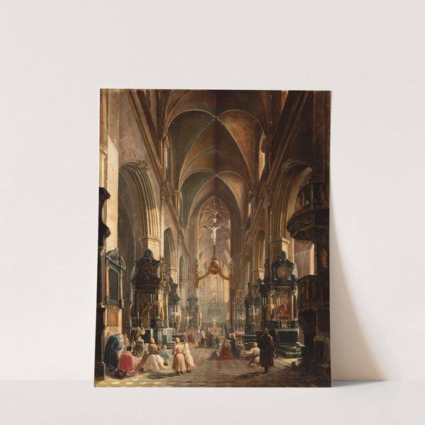 Interior of the Church of Virgin Mary in Kraków by Aleksander Gryglewski