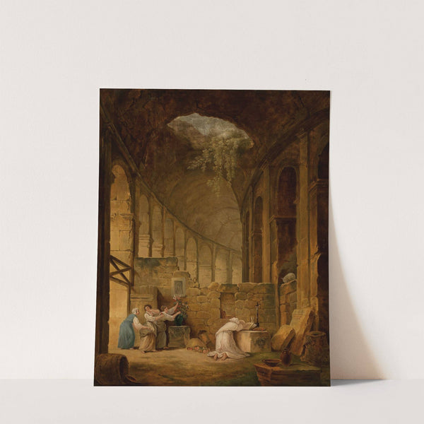 Interior of the Colosseum in Rome by Aleksandra Potocka