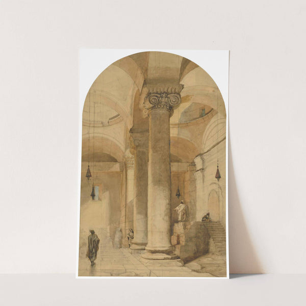 Interior of the Golden Gateway in the Temple area of Jerusalem by Carl Haag