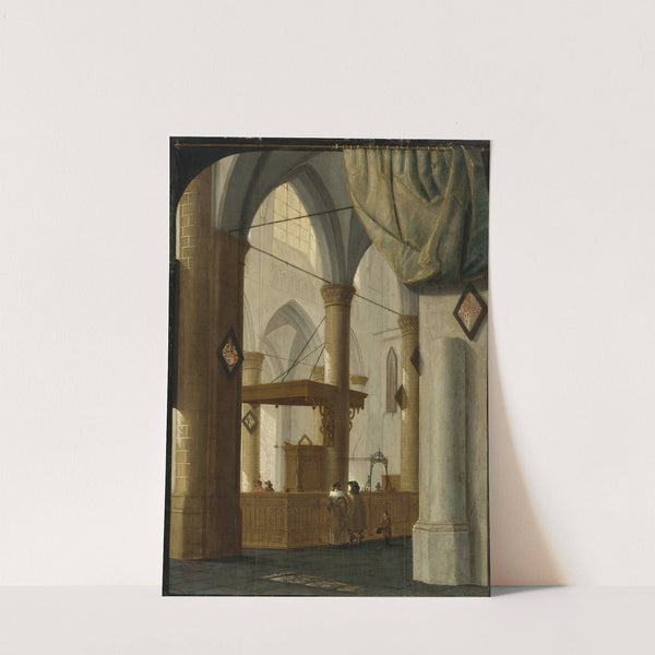 Interior Of The Grote Kerk, Dordrecht by Daniël de Blieck