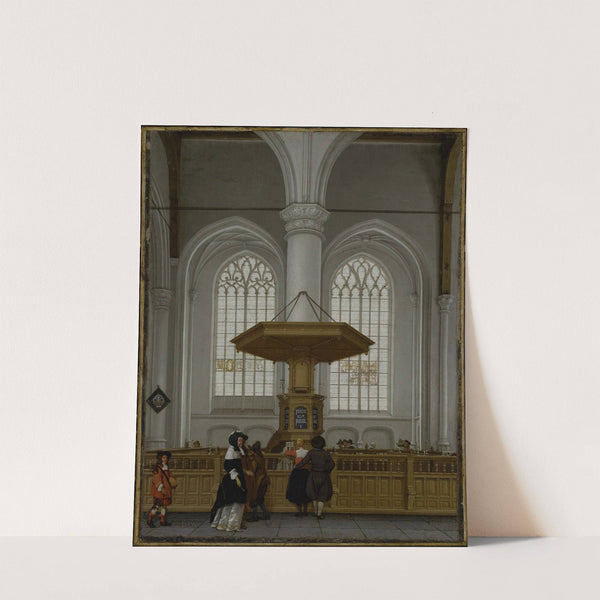 Interior of the Laurenskerk at Rotterdam by Anthonie de Lorme
