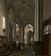 Interior of the Nieuwe Kerk, Amsterdam (1677)