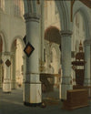 Interior of the Oude Kerk, Delft