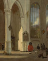 Interior of the Oude Kerk in Delft