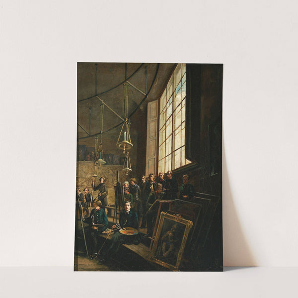 Interior of the School of Fine Arts in Warsaw (1858) by Marcin Zaleski