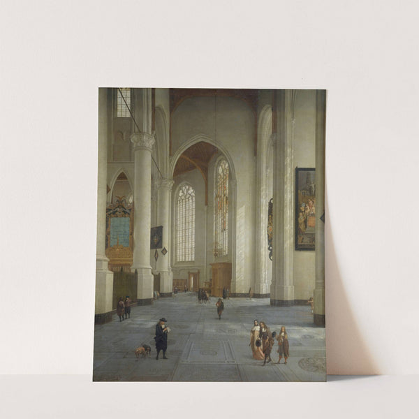 Interior of the St Laurenskerk, Rotterdam by Anthonie de Lorme