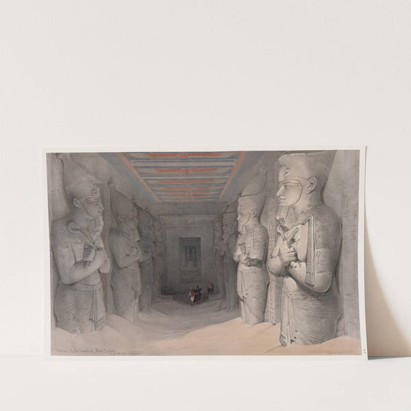 Interior of the Temple of Aboo Simbel. Nov. 9th, 1836. Nubia. (1846-1849) by David Roberts
