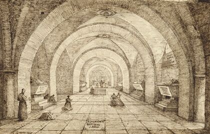 Interior of the Tomb of Louis Phillippe and the Orléans Family