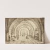 Interior of the Tomb of Louis Phillippe and the Orléans Family (1845) by François-Marius Granet