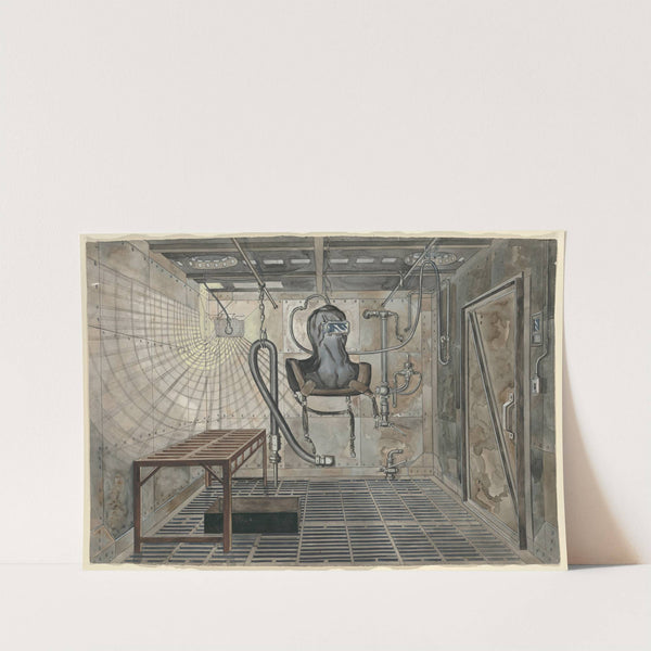 Interior Sand Blasting Chamber, 1935 by Perkins Harnly