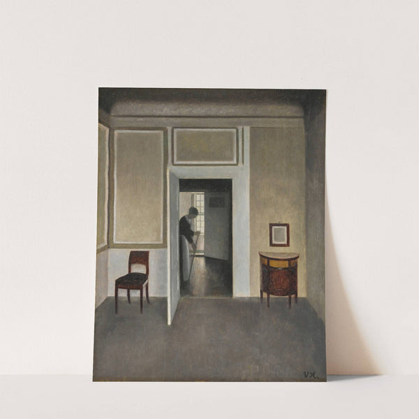 Interior, Strandgade 30 by Vilhelm Hammershøi