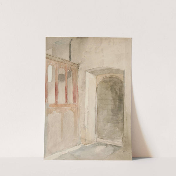 Interior Study by Edwin Austin Abbey