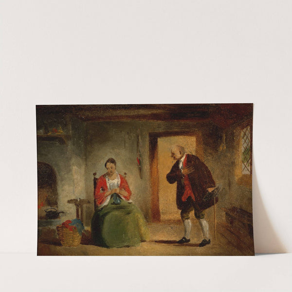 Interior Study by Francis William Edmonds