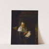 Interior with a woman reading by a spinning wheel, and a man smoking (1657) by Anthony van Deyl