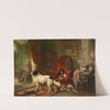 Interior with Dogs by Wouterus Verschuur
