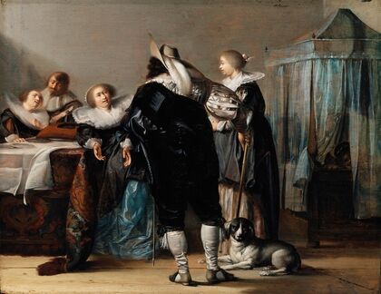 Interior with Figures (c.1630)