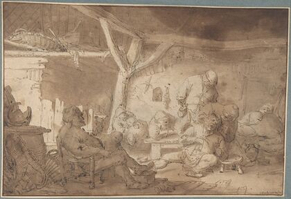Interior with Peasants
