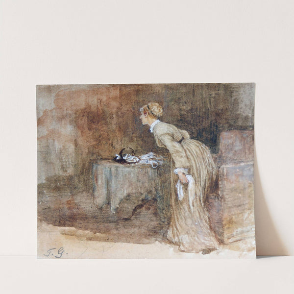 Interior, Woman Rising From Chair by Henry Towneley Green