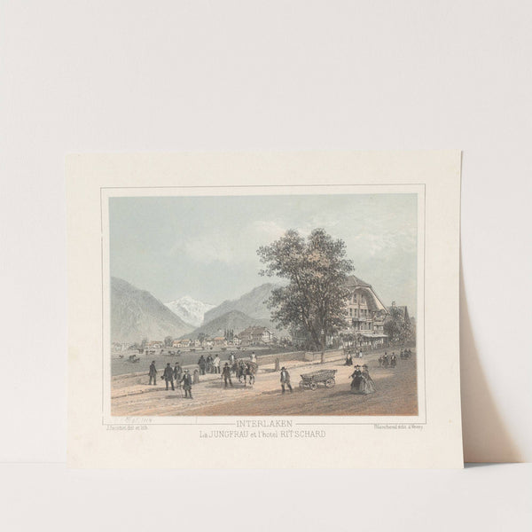 Interlaken La Jungfrau et l’hotel Ritschard by Jean Jacottet