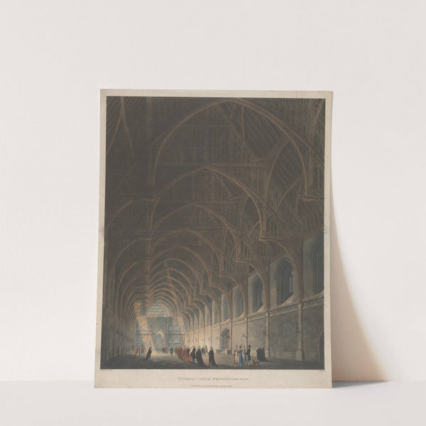 Internal View of Westminster Hall by George Hawkins