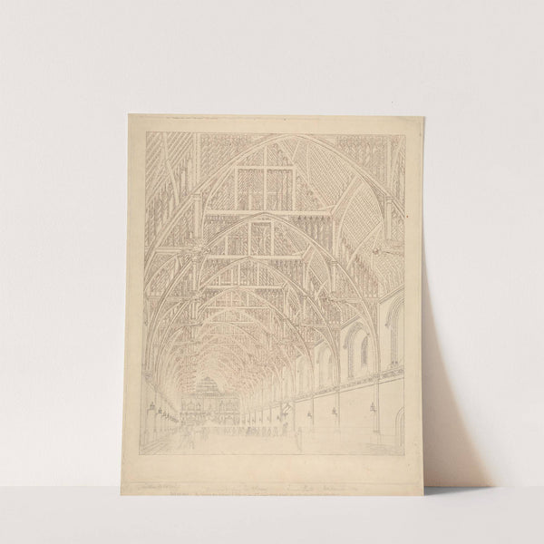 Internal View of Westminster Hall by George Hawkins