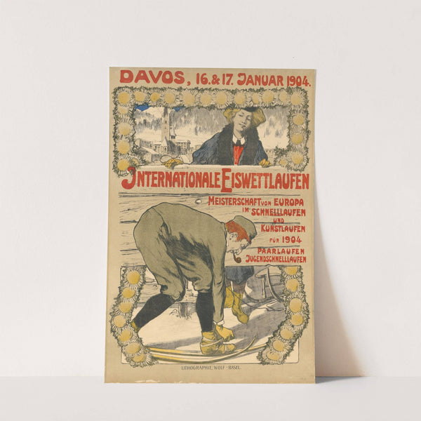 Internationale Eiswettlaufen Meisterschaft von Europa (1904) by Burkhard Mangold