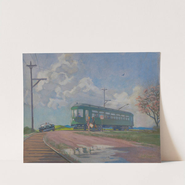 Interurban Stop (1970) by James C. Kulhanek