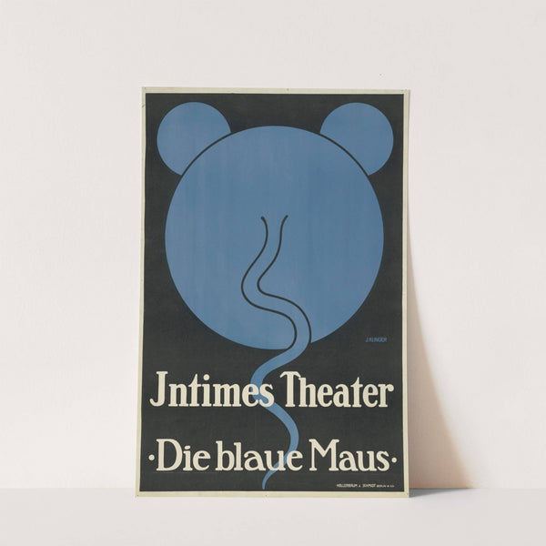 Intimes Theater; Die blaue Maus (1909) by Julius Klinger