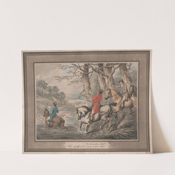 'Into the perilous flood' by Samuel Howitt