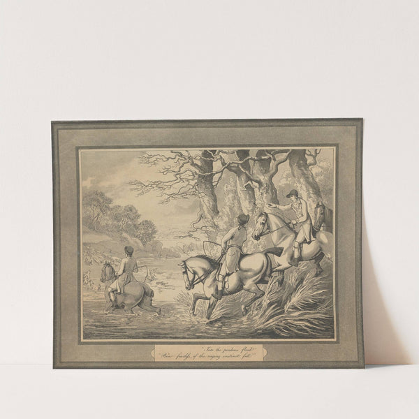 Into the perilous flood by Samuel Howitt